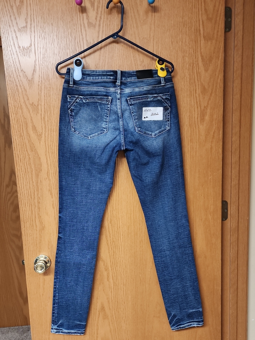 Buckle black Women's Dark Blue Slim Stretch Jeans 28x32 number 2002
